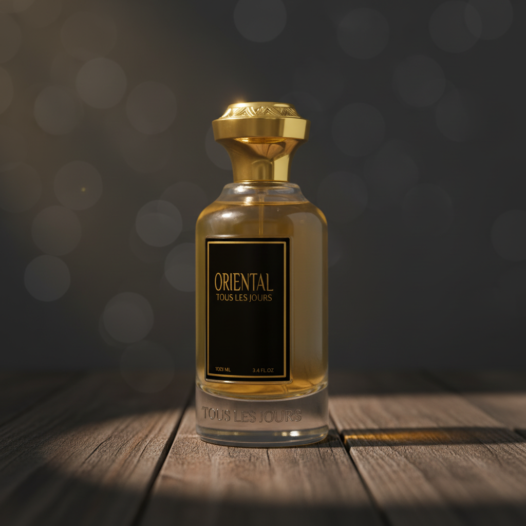 Oriental Tous Les Jours perfume bottle three-quarter angle shot