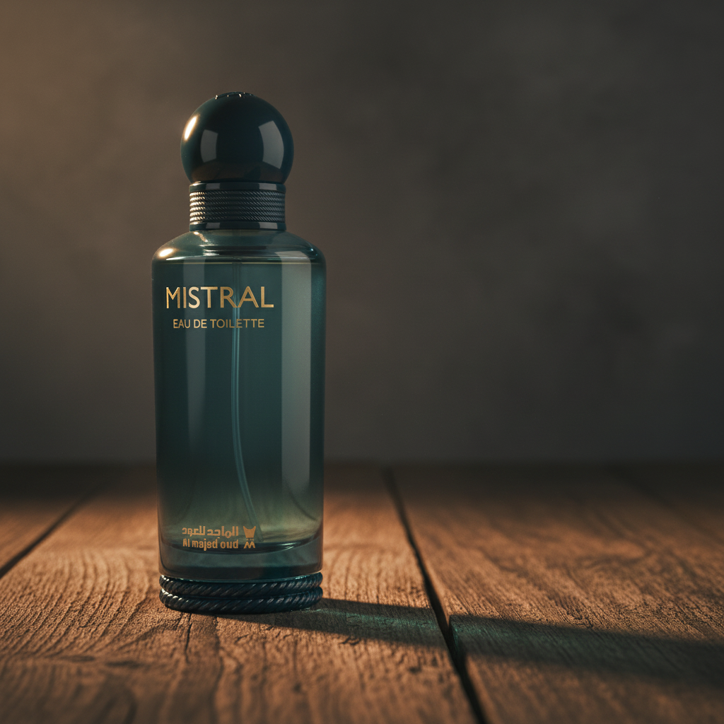 Mistral EAU DE TOILETTE by Al Majed Oud — Three-quarter front angle