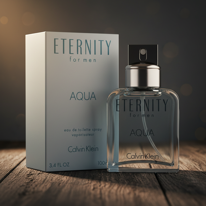 Calvin Klein Eternity Aqua for Men — Box and Packaging