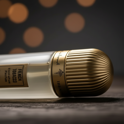 French Tobacco Extrait de Parfum - Close-Up Detail Shot