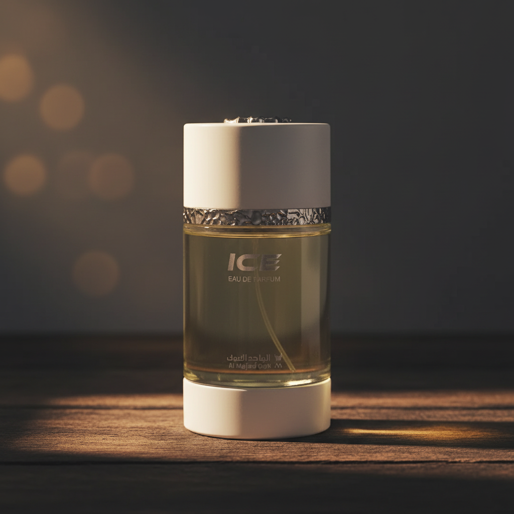 Ice EDP by Al Majed Oud — three-quarter angle view