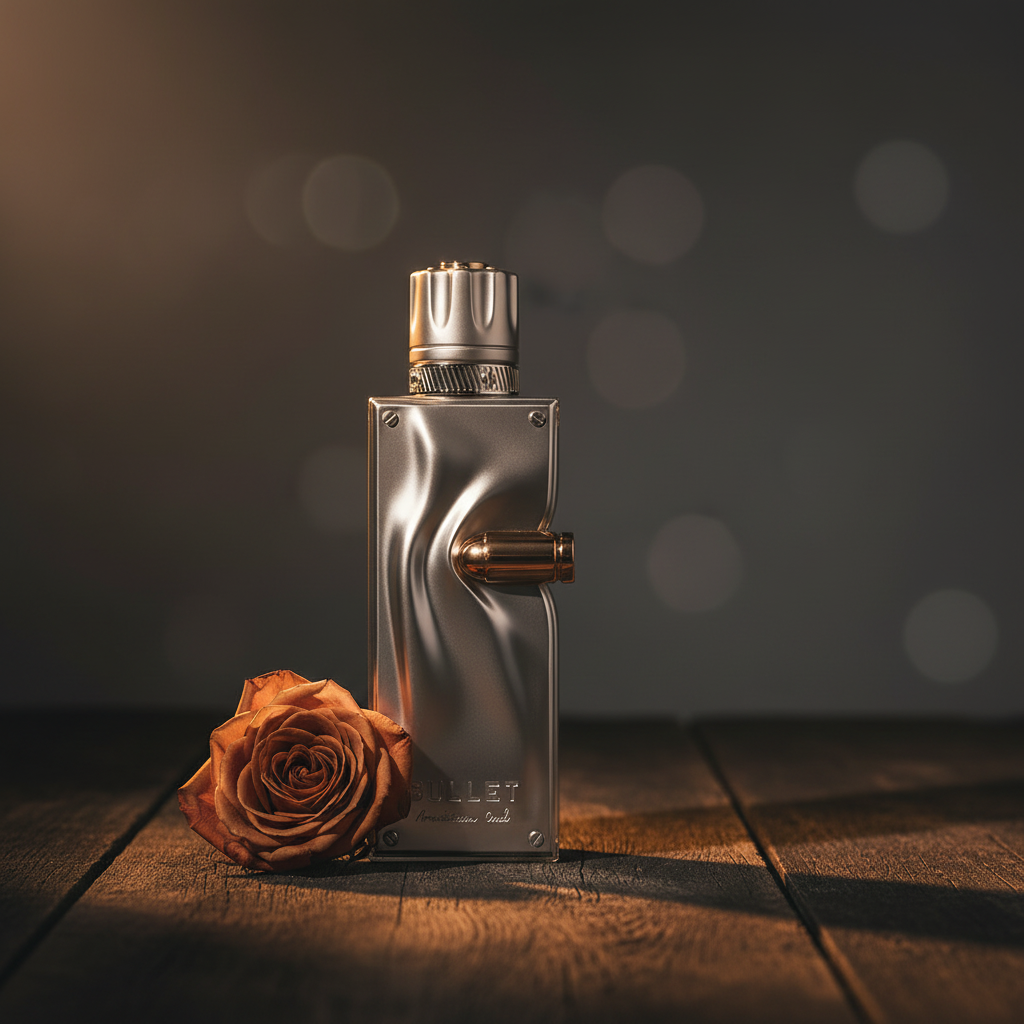 Bullet by Arabian Oud — Lifestyle Shot with Rose