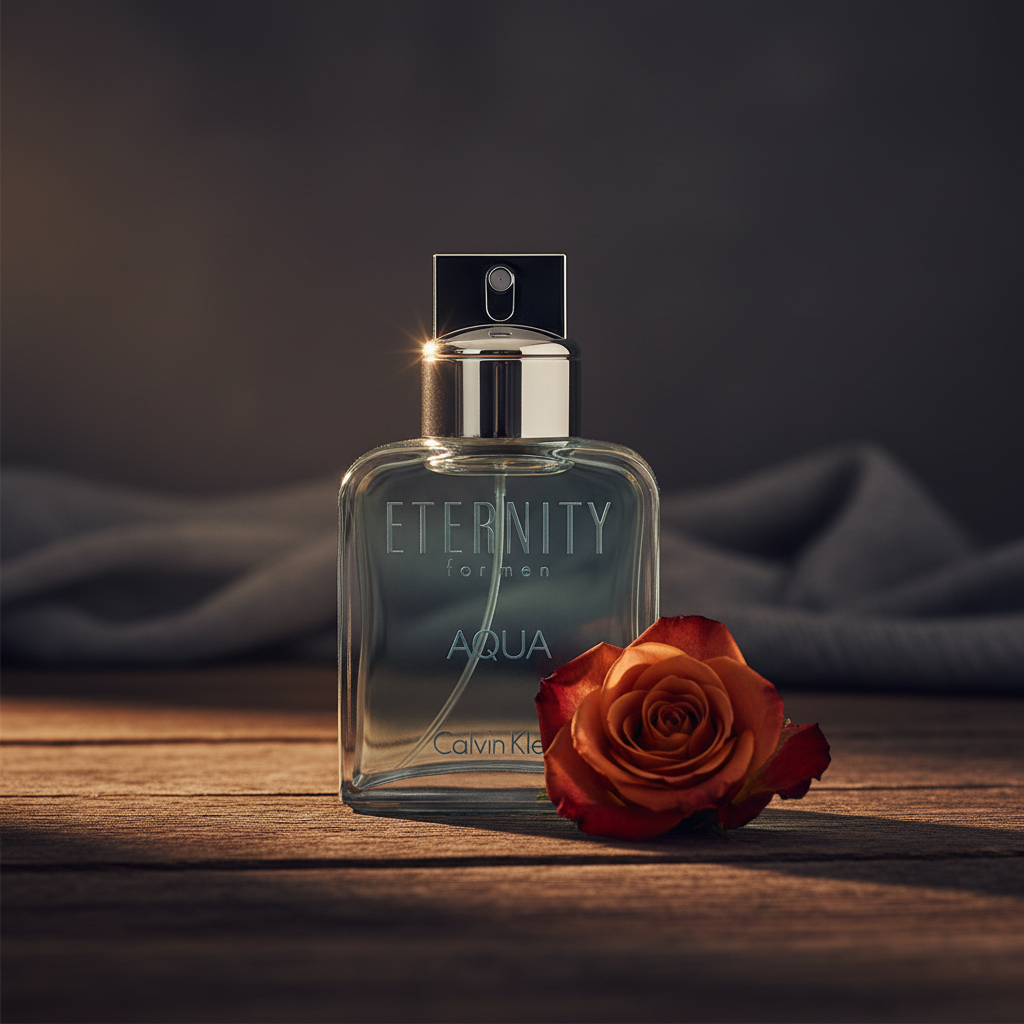 Calvin Klein Eternity Aqua for Men — Lifestyle with Rose