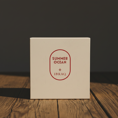 IBRAQ Summer Ocean gift box packaging shot