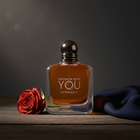 Emporio Armani Stronger With You Intensely - Lifestyle with Rose