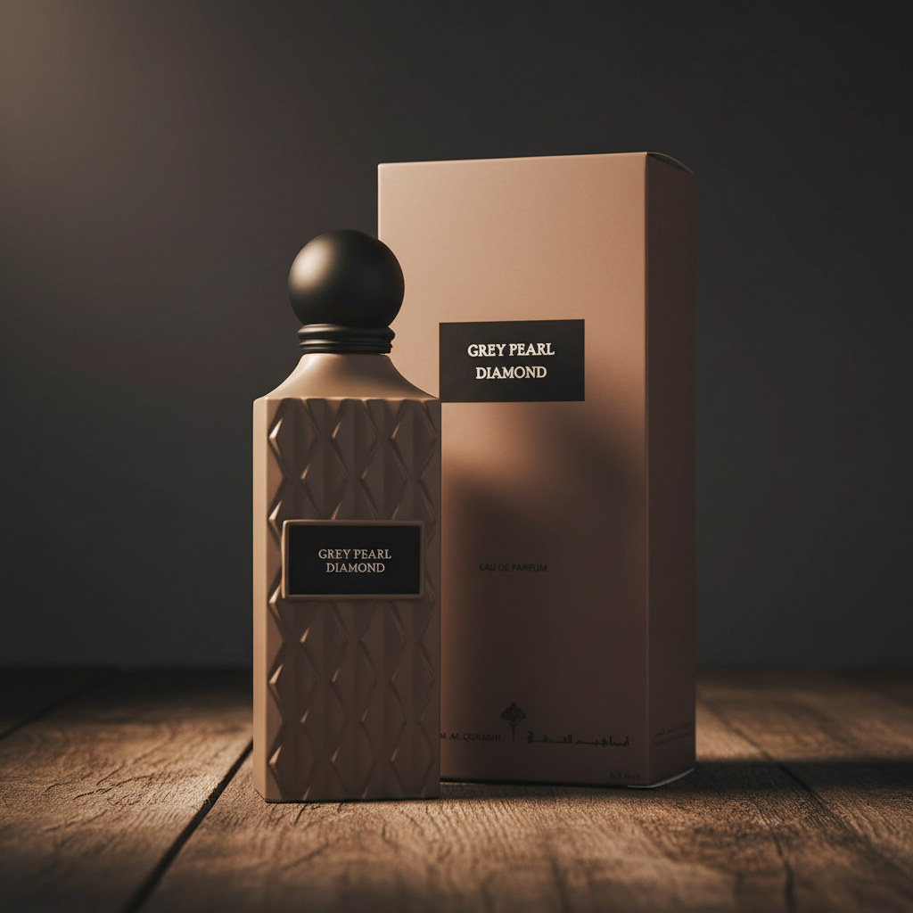 Grey Pearl Diamond Eau de Parfum - Three-Quarter Front Angle