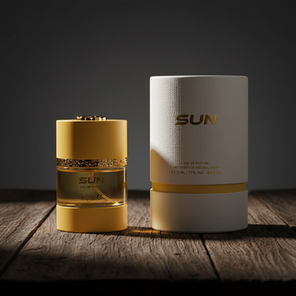 SUN Eau de Parfum by Al Majed Oud - Box and Packaging
